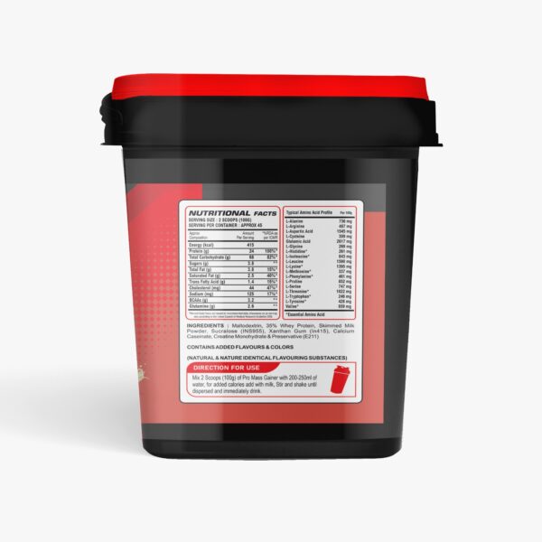 Pro Mass Gainer(Kesar Kulfi) - Maxden