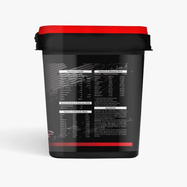 Max Mass Bucket(Double chocolate) - Maxden