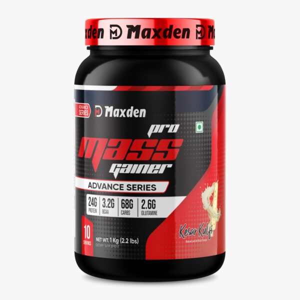 Pro Mass Gainer Advance Series(Kesar Kulfi) - Maxden