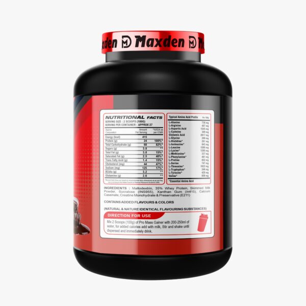 Pro Mass Gainer Advance Series(Double Chocolate) - Maxden